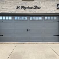 Grey Modern Insulated Garage Door Brampton